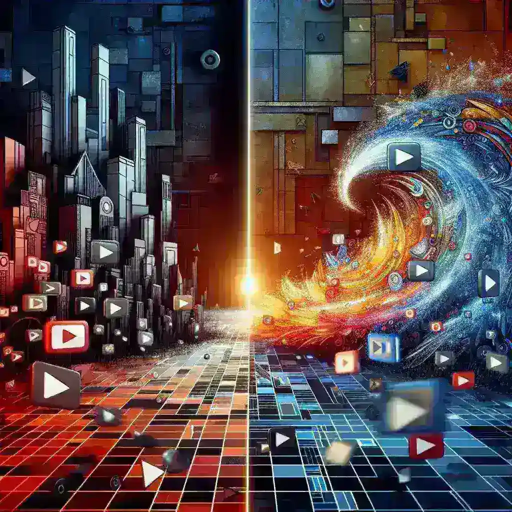 "Comparativa visual entre Instagram y TikTok en la batalla por el contenido de vídeo, mostrando estadísticas clave y tendencias de uso en plataformas de redes sociales."